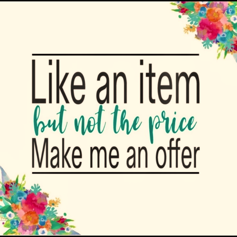 Something caught your eye..make me an offer!
